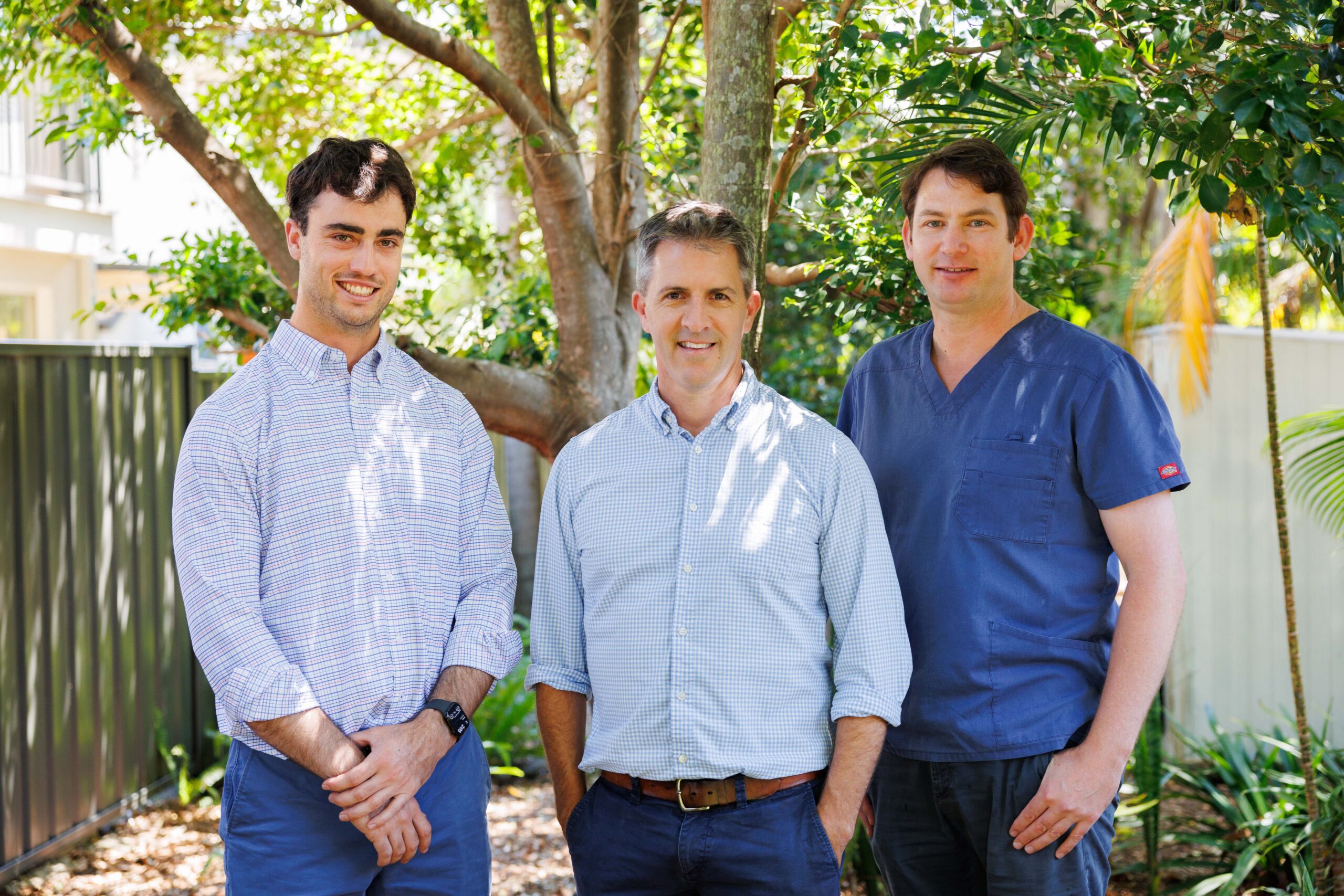 Jetty Dental Cosmetic Dentistry team standing in the garden
